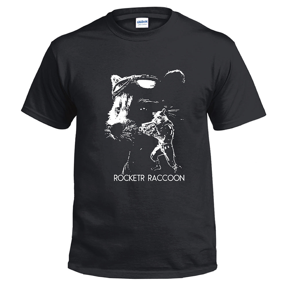 Los Guardianes de la Galaxia Guardians of the Galaxy Rocket Raccoon Camiseta Estampada para Adultos Unisex