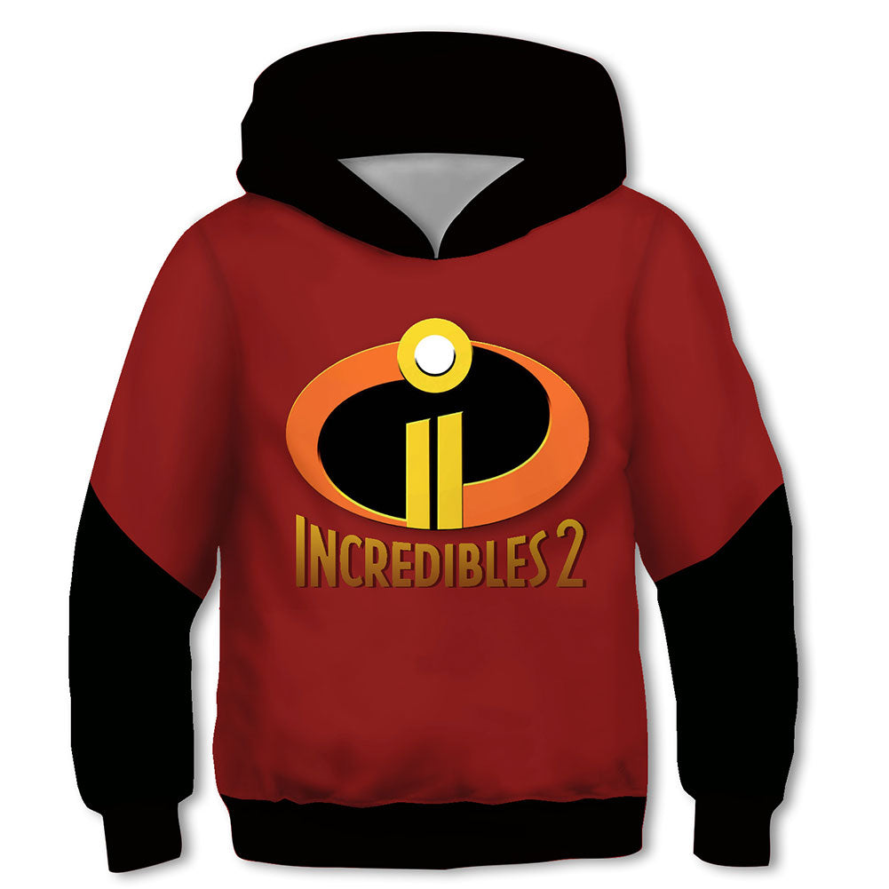 Película Los Increíbles The Incredibles 2 Cosplay Sudadera con Capucha para Niños