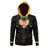 La Extraña Aventura de JoJo JoJo's Bizarre Adventure Giorno Giovanna Sudadera con Capucha para Adultos Unisex