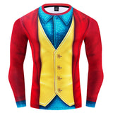 2019 Película Joker Joaquin Phoenix Arthur Fleck Cosplay Halloween Camiseta Tirante para Adultos