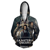 Series de Televisión La Materia Oscura His Dark Materials Sudadera con Cremallera para Adultos Unisex