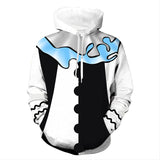 Halloween Chip Baskets Cosplay Sudadera Estampada con Capucha para Adultos Unisex