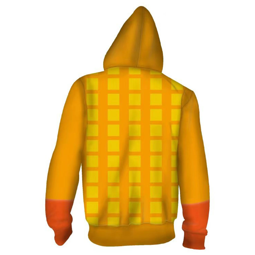 La Extraña Aventura de JoJo JoJo's Bizarre Adventure Cosplay Ghirga Narancia Sudadera con Cremallera para Adultos Unisex