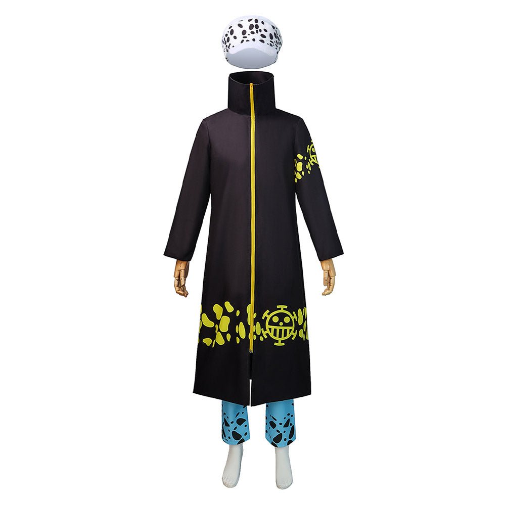 Anime One Piece Trafalgar D. Water Law Cosplay Disfraz Adulto Traje De carnaval Halloween Fiesta