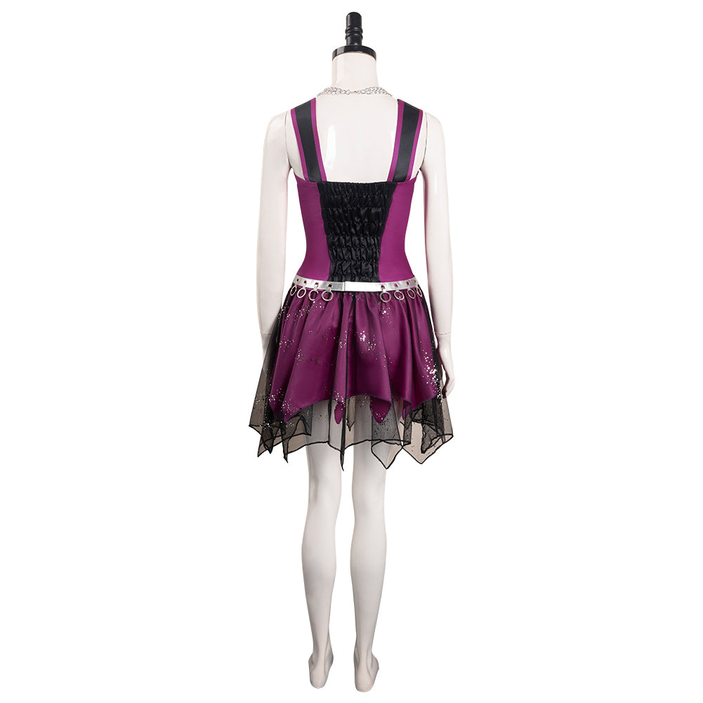 Película Monster High Spectra Vondergeist Cosplay Disfraz Traje Vestido Falda Fiesta Halloween