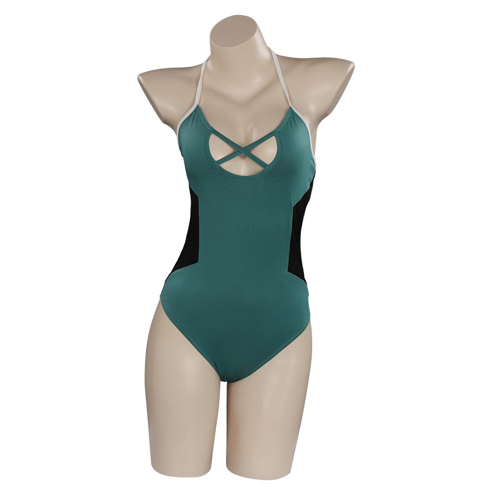 Anime My Hero Academia Midoriya Izuku Cosplay Disfraz Traje de Baño Halloween Carnaval Traje