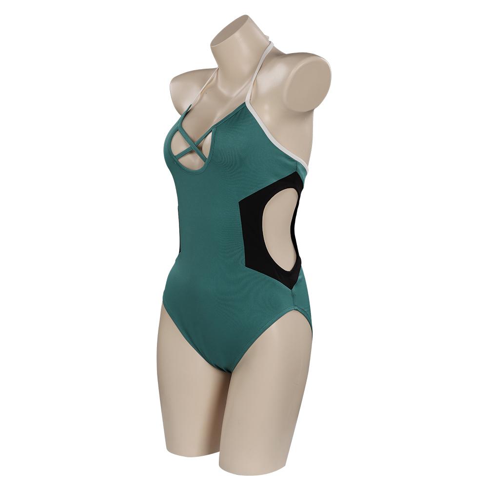 Anime My Hero Academia Midoriya Izuku Cosplay Disfraz Traje de Baño Halloween Carnaval Traje