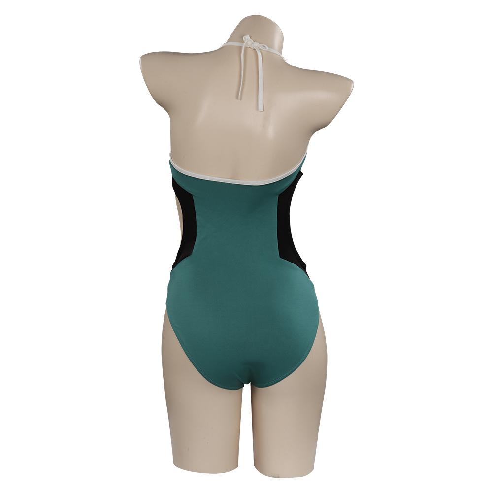 Anime My Hero Academia Midoriya Izuku Cosplay Disfraz Traje de Baño Halloween Carnaval Traje