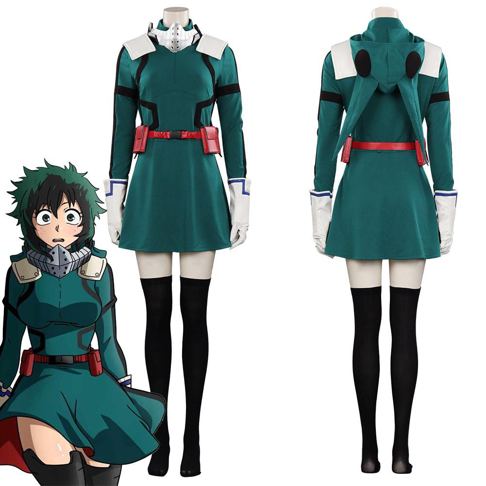 Anime My Hero Academia Midoriya Izuku Cosplay Disfraz Halloween Falda Carnaval Traje