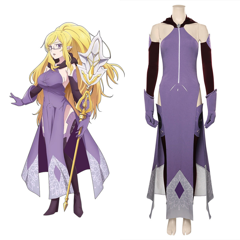 Anime I‘m Quitting Heroing Shutina / Steina Cosplay Disfraz Traje Vestido Falda Navidad Carnaval