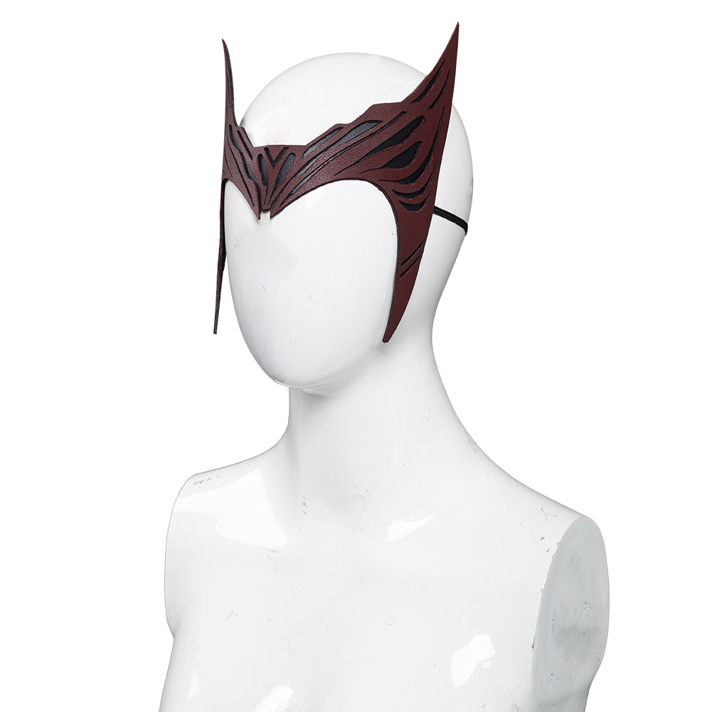 Series de Televisión Wandavision Scarlet Witch Cosplay Disfraz Halloween Fiesta Carnaval Traje
