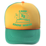 Stranger Things Dustin Cosplay Sombrero Retro Gorra de Malla 85 Know Where Sombrero Ajustable