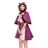 Alicia en El País de Las Maravillas Alice In Wonderland Lolita Vestido Gato Cheshire Cosplay Halloween Vestido para Adultos Femenino