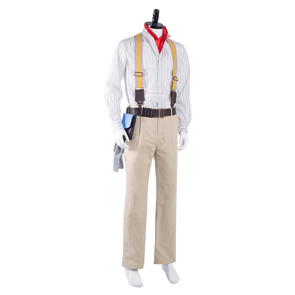 Anime Jungle Cruise- Frank Wolff Cosplay disfraz Camisa pantalón Halloween Carnaval Traje