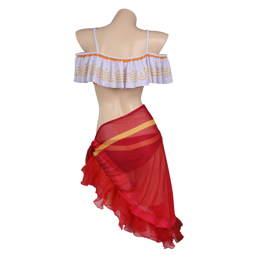 Película Encanto Dolores Bañador De Mujer Adulto Cosplay Trajes De Disfraces De Halloween Carnaval Fiesta DISFRAZDEDIADEBRUJAS.ES®