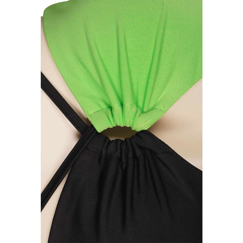 Anime Kim Possible Shego Cosplay Fiesta Disfraz Traje de Baño Bikini Disfraz Kim Possible