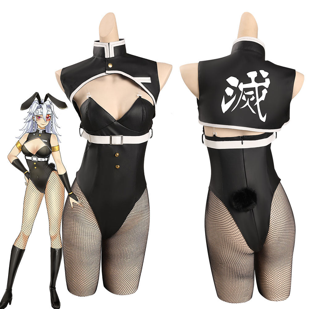Anime Demon Slayer Uzui Tengen Conejita Cosplay Disfraz Traje Fiesta Halloween Carnaval DISFRAZDEDIADEBRUJAS.ES®