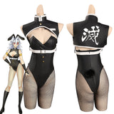 Anime Demon Slayer Uzui Tengen Conejita Cosplay Disfraz Traje Fiesta Halloween Carnaval DISFRAZDEDIADEBRUJAS.ES®