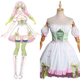Anime Demon Slayer Kanroji Mitsuri Cosplay Lolita Halloween Falda Carnaval Traje-DISFRAZDEDIADEBRUJAS.ES®