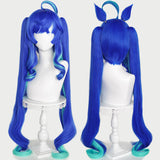 Anime Pretty Derby - Twin Turbo Cosplay Peluca Cabello Sintético Resistente al Calor Carnival Halloween Fiesta