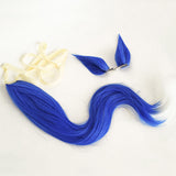 Anime Pretty Derby - Twin Turbo Cosplay Peluca Cabello Sintético Resistente al Calor Carnival Halloween Fiesta