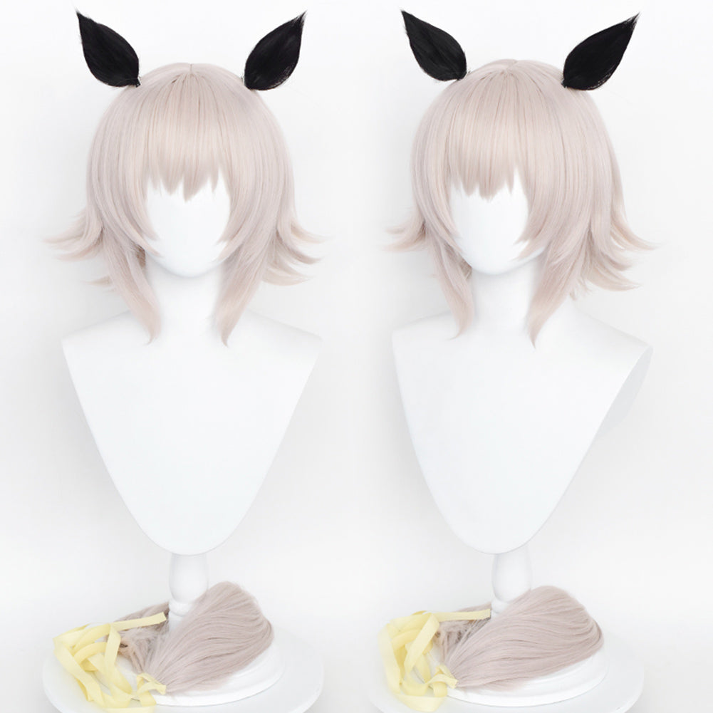 Anime Pretty Derby - Curren Chan Cosplay Peluca Cabello Sintético Resistente al Calor Carnival Halloween Fiesta