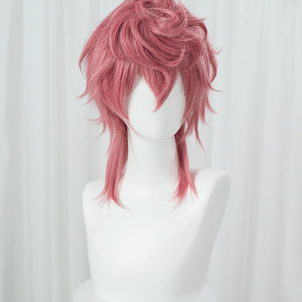 Anime JoJo‘s Bizarre Adventure - Trish Una Cosplay Peluca Cabello Sintético Resistente al Calor Fiesta