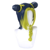 Anime JoJo‘s Bizarre Adventure Jolyne Cujoh Cosplay Peluca Cabello Sintético Resistente al Calor Navidad Fiesta Carnival Halloween