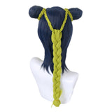 Anime JoJo‘s Bizarre Adventure Jolyne Cujoh Cosplay Peluca Cabello Sintético Resistente al Calor Navidad Fiesta Carnival Halloween