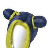 Anime JoJo‘s Bizarre Adventure Jolyne Cujoh Cosplay Peluca Cabello Sintético Resistente al Calor Navidad Fiesta Carnival Halloween