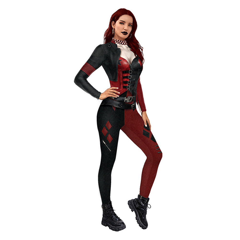 Película The Suicide Squad Harley Quinn Cosplay Halloween Mono Disfraz Fiesta Carnaval Traje Per.