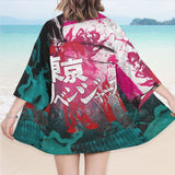 Anime Tokyo Revengers kimono cárdigan Toga impreso Capa Bata de baño mujer Cosplay Disfraz Halloween Carnaval Traje