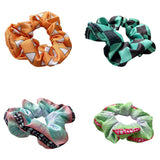 Demon Slayer Guardianes de la Noche 4pcs mujeres lazo de pelo a rayas