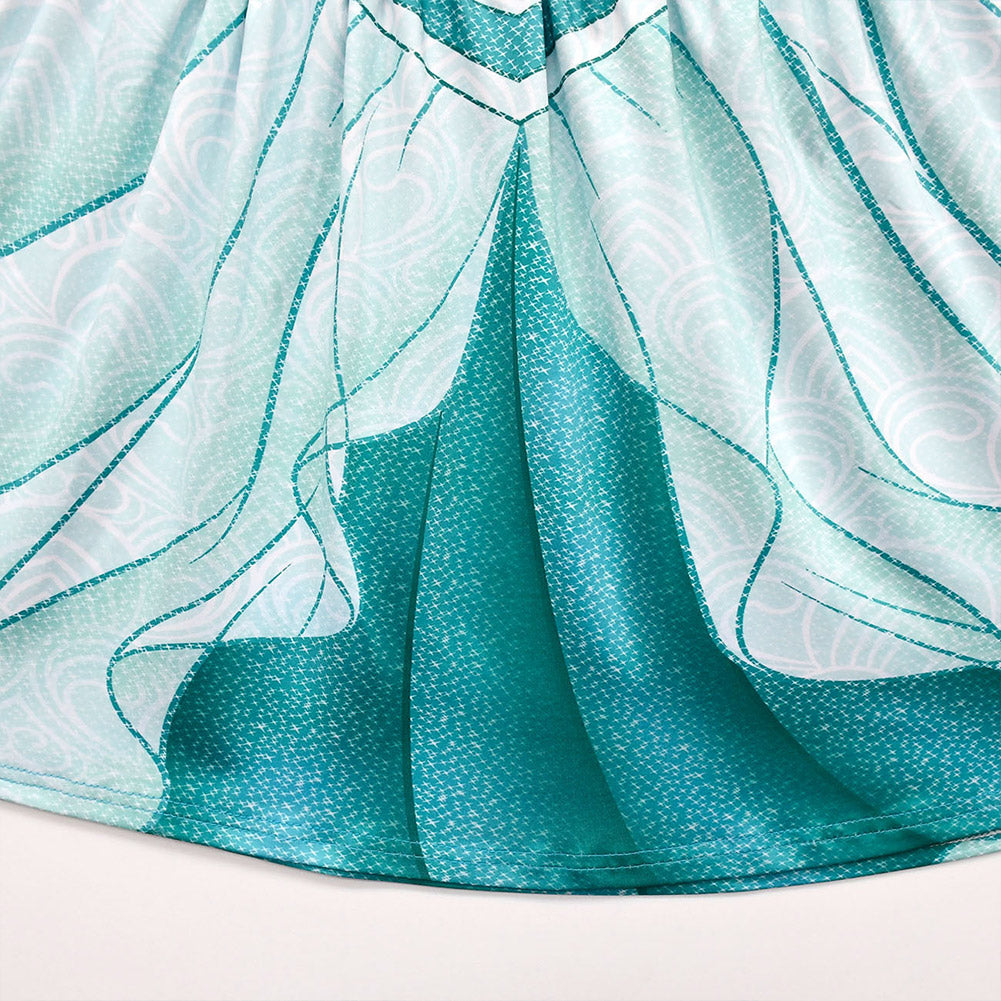 Anime La Princesa Jasmine Niños Cosplay Navidad Disfraz Traje Vestido