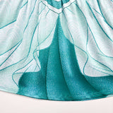 Anime La Princesa Jasmine Niños Cosplay Navidad Disfraz Traje Vestido