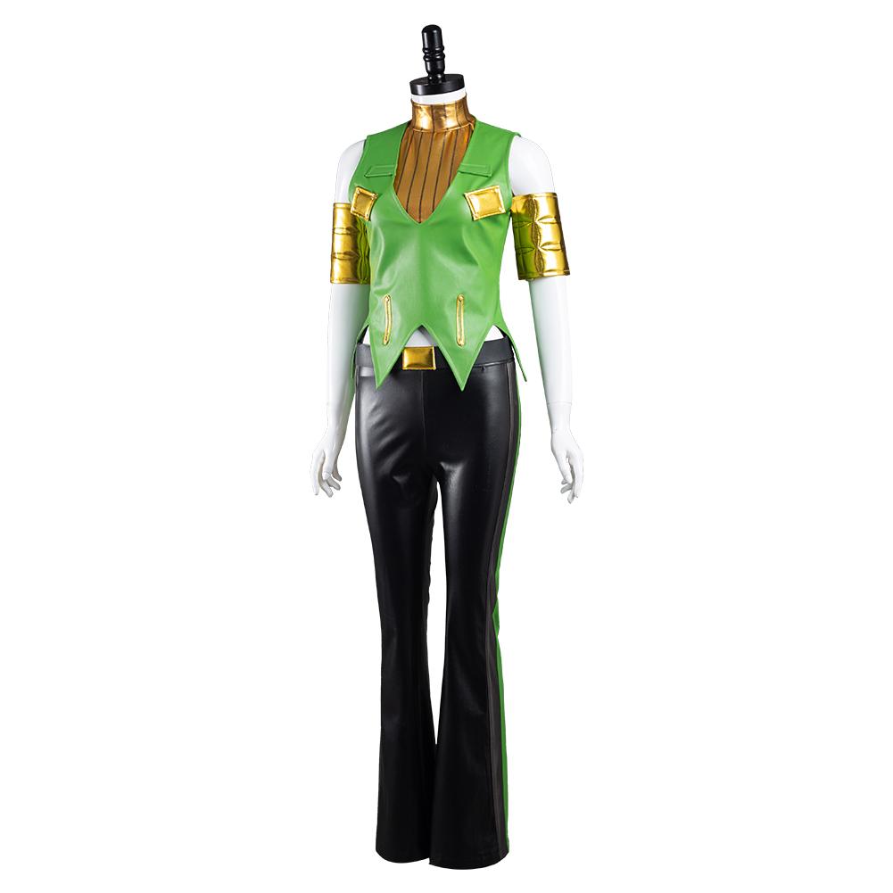 Anime JoJo‘s Bizarre Adventure Stone Ocean Hermes Costello Cosplay Disfraz Halloween Carnaval Traje