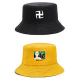 Anime Tokyo Revengers sombrero Doble lado Hazme Sombrero de cubo a rayas Summer Cool Halloween cosplay
