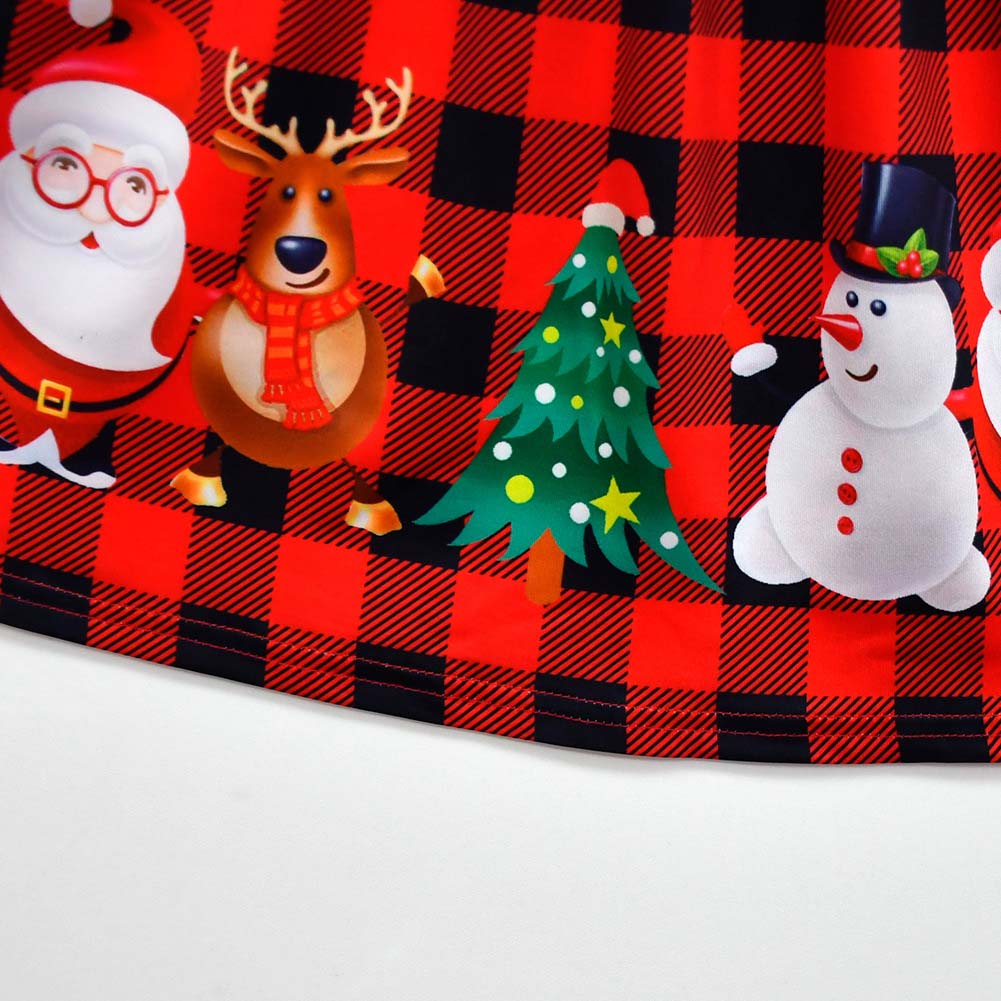 Niños Reindeer Reno Navidad Cosplay Disfraz Traje Vestido Falda Fiesta Halloween