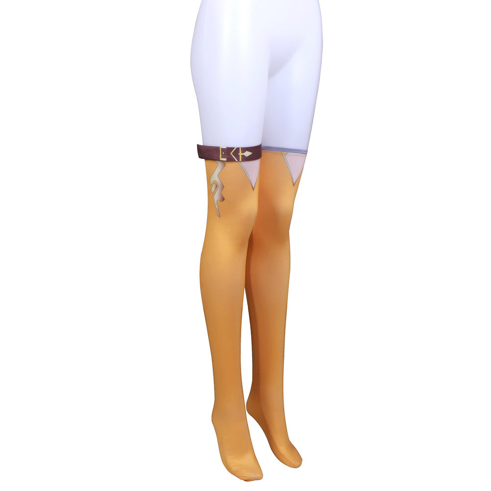 Juego Genshin Impact Amber Rabbit Cosplay Navidad Carnaval Disfraz Falda Vestido Conjunto Per.
