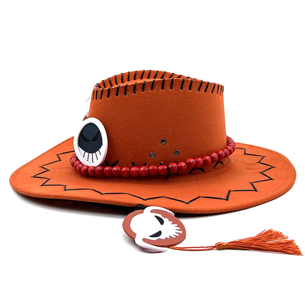 Anime One Piece Portgas D Ace Kimono Cosplay Capa Sombrero Cárdigan Abrigo Toga Pijama Casual