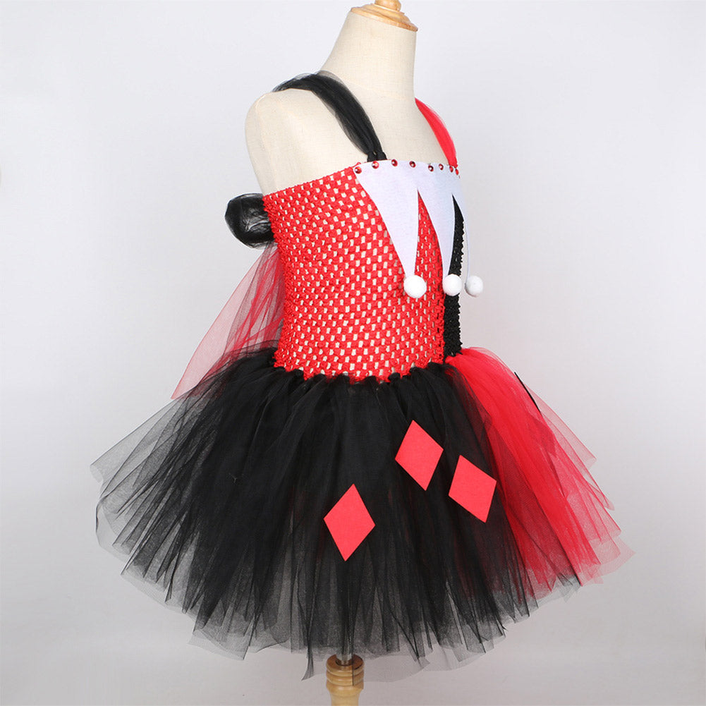 Película The Suicide Squad Harley Quinn Tutu Ñinos Cosplay Halloween Disfraz Vestido Carnaval Traje Per.