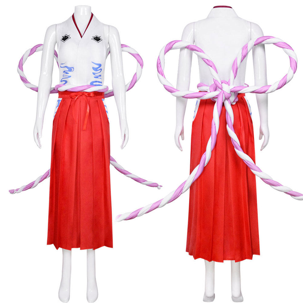 One Piece Yamato Conjunto De Cosplay Falda Trajes De Disfraces De Halloween Carnaval Fiesta