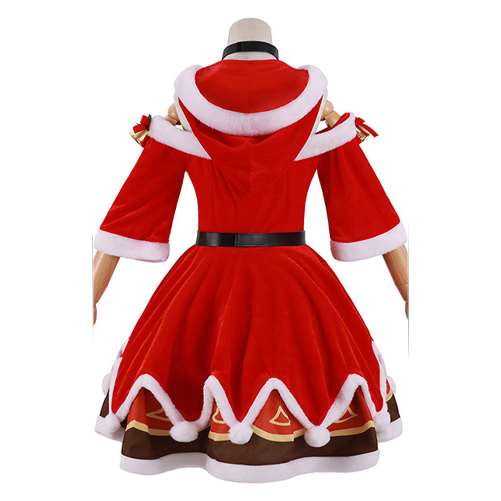 Juego Genshin Impact - Barbara Gunnhildr Cosplay Disfraz Halloween Falda Vestido Navidad Carnaval Traje Per.