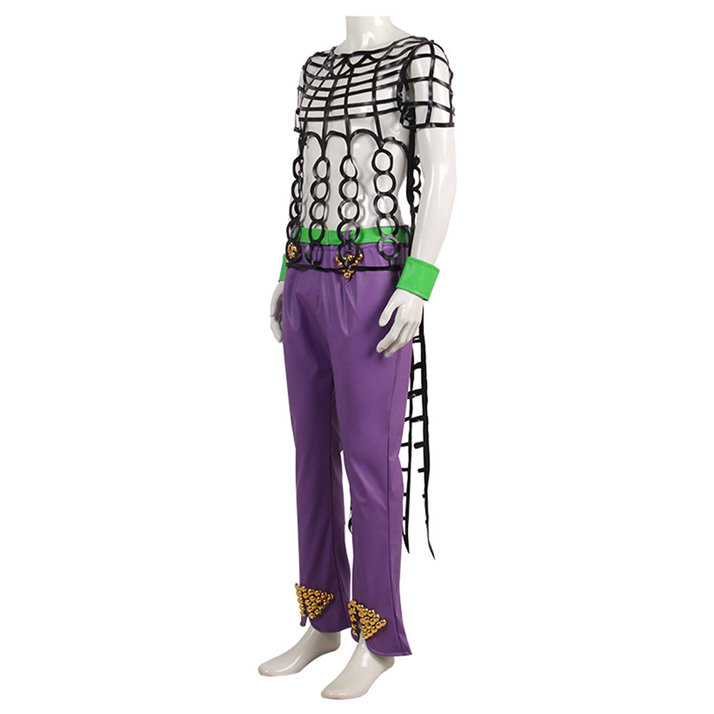 Anime JoJo‘s Bizarre Adventure Diavolo Cosplay Disfraz Traje Navidad Carnaval Fiesta
