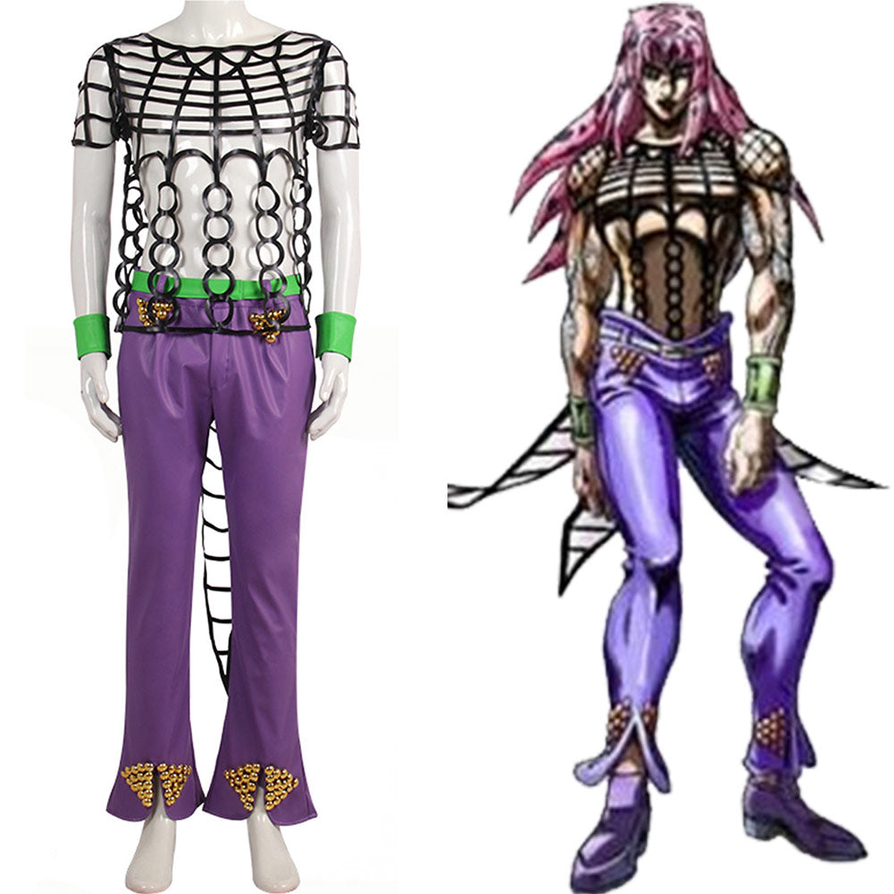 Anime JoJo‘s Bizarre Adventure Diavolo Cosplay Disfraz Traje Navidad Carnaval Fiesta