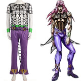 Anime JoJo‘s Bizarre Adventure Diavolo Cosplay Disfraz Traje Navidad Carnaval Fiesta