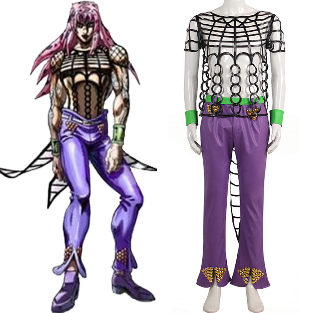 Anime JoJo‘s Bizarre Adventure Diavolo Cosplay Disfraz Traje Navidad Carnaval Fiesta
