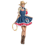 Cerveza tradicional Dirndl del Oktoberfest de Baviera Cosplay Disfraz Halloween Falda Carnaval Traje Mujer Per.