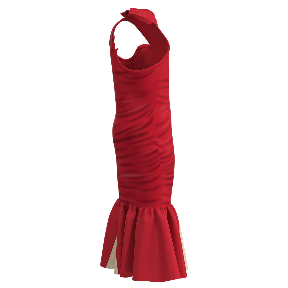 Película Cruella Niños Vestido falda Cosplay Disfraz Halloween Carnaval Traje Per.