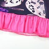 Película Cruella Niños Pijama Vestido falda Cosplay Disfraz Halloween 3D Impreso Carnaval Traje